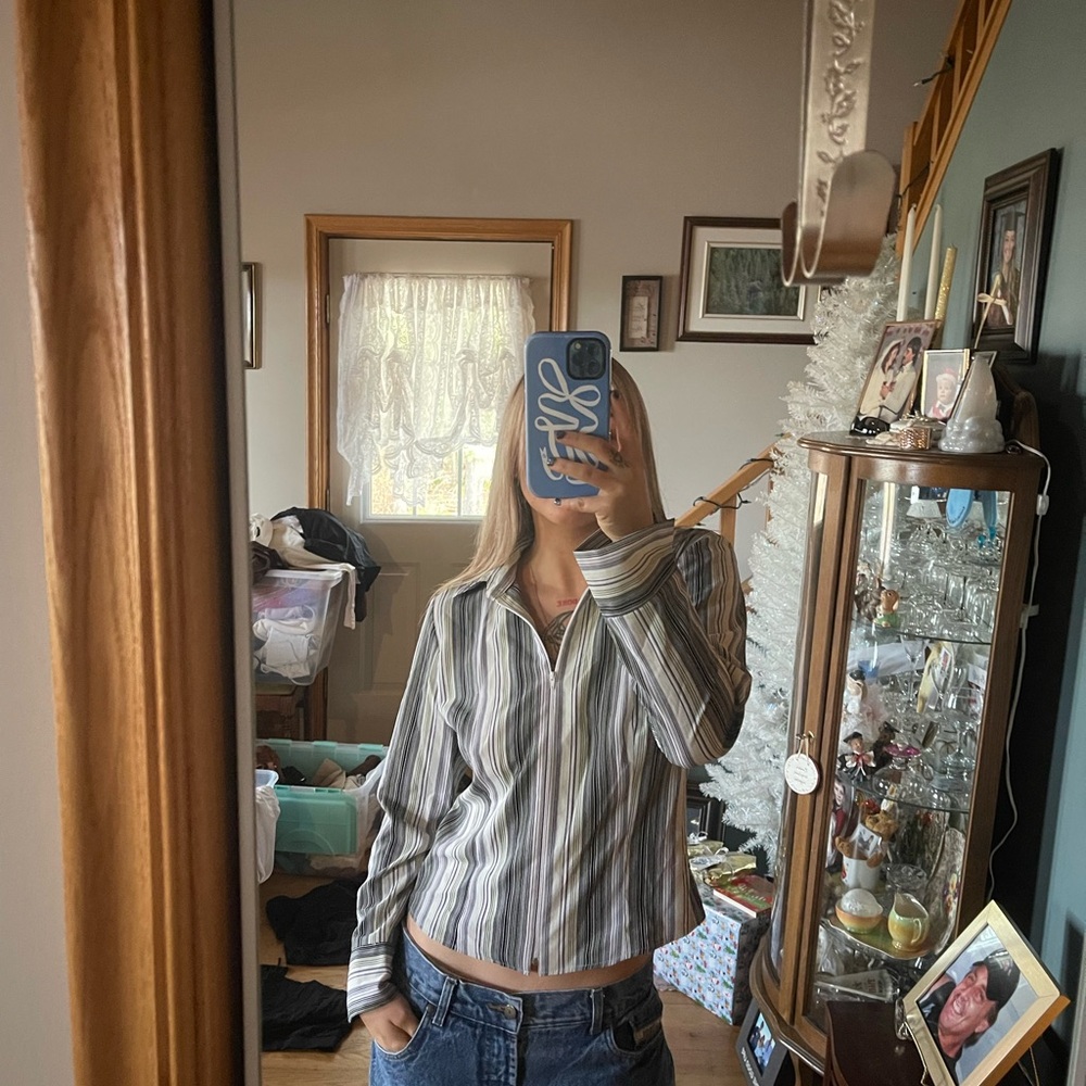 Striped Women's Blouse